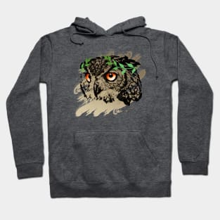 Athena Owl - Leaf Variant Hoodie